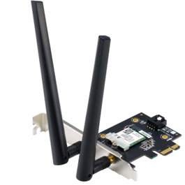 ASUS PCE-AX1800 BT5.2 Tarjeta de Red Wi-Fi 6 y Bluetooth 5.2 Interna